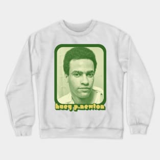 Huey P Newton /// Retro Style Black Power Tribute Design Crewneck Sweatshirt